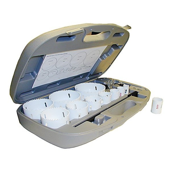 Dottie L.H. Dottie 1/2''-4'' Master Electrician's Hole Saw Kit VP08 - main